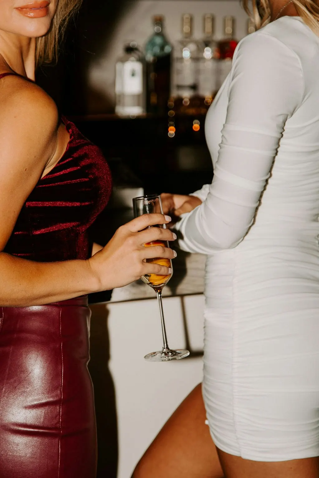 A cocktail being served in The Lounge